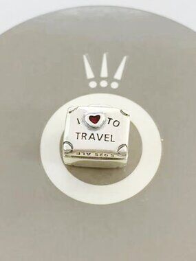 Pandora I Love to Travel Suitcase Limited Edition Silver Charm